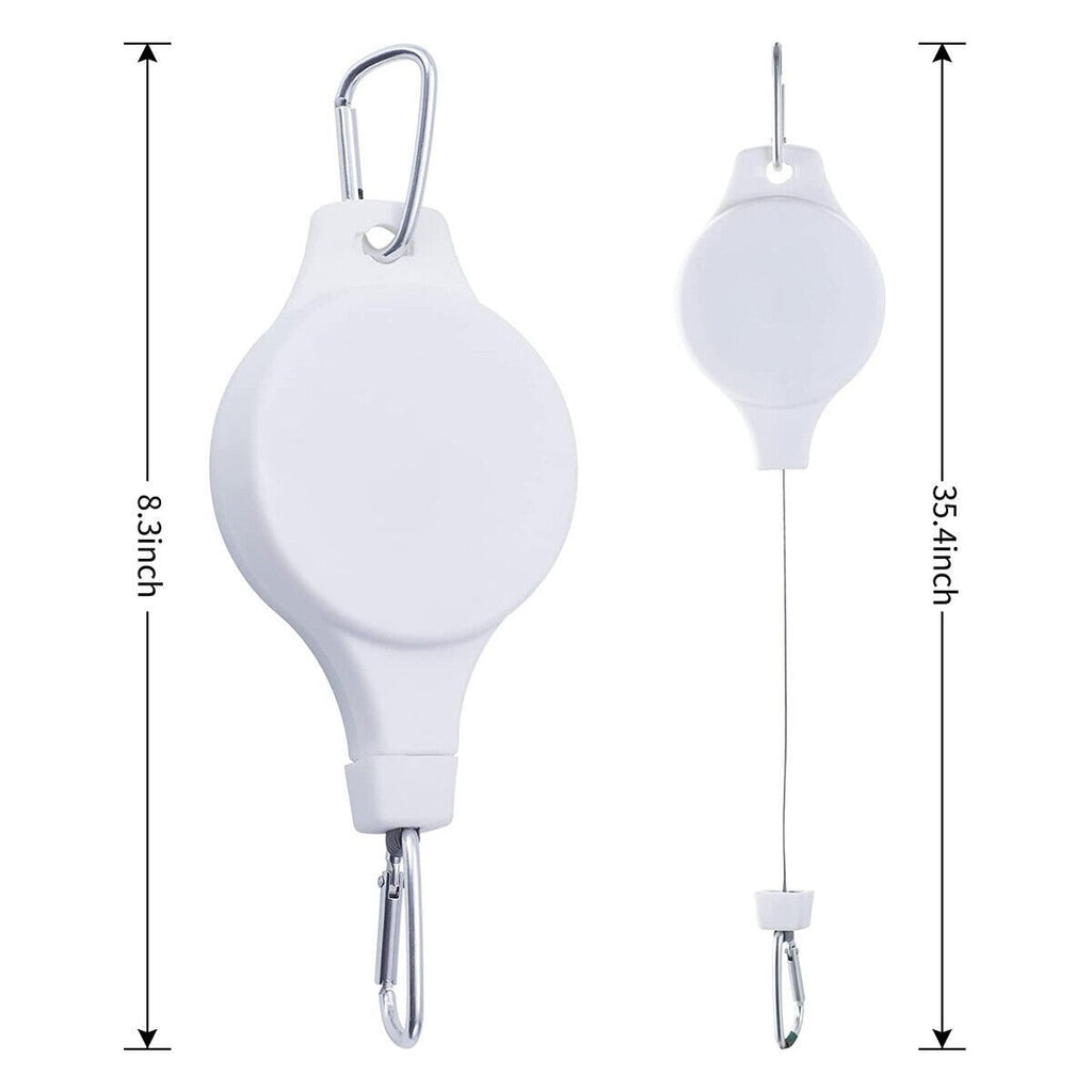 Strong Retractable Pulley Plant Hanging Basket Pully Down Hanger Garden Baskets