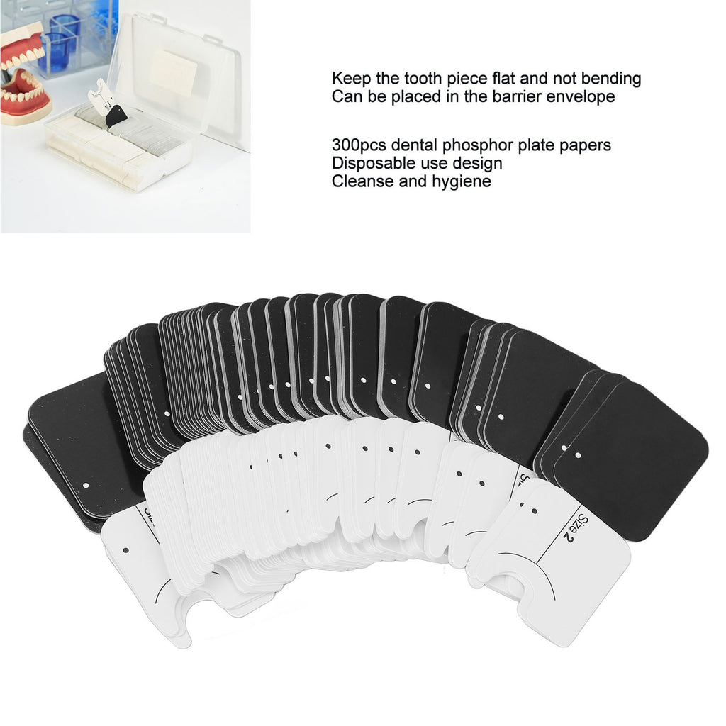 300pcs Phosphor Plate Paper Keep Cleansing Tooth Protective Paper Cards BST