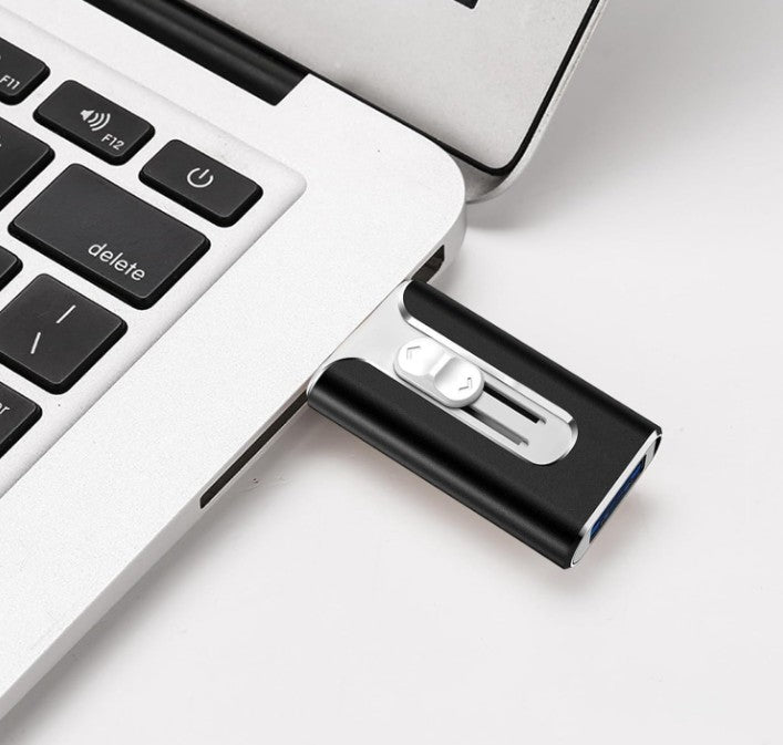 FileNest 4-in-1 USB Flash Drive for iPhone iPad,High Speed Photo Stick External