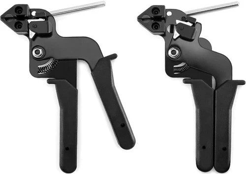 Stainless Steel Metal Cable Zip Tie Fasten Gun Pliers Crimper Tensioner Tool