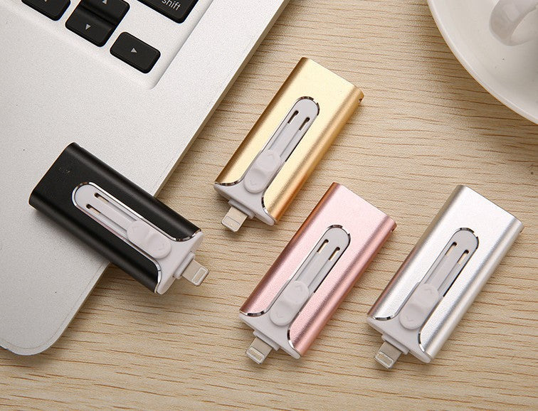 FileNest 4-in-1 USB Flash Drive for iPhone iPad,High Speed Photo Stick External
