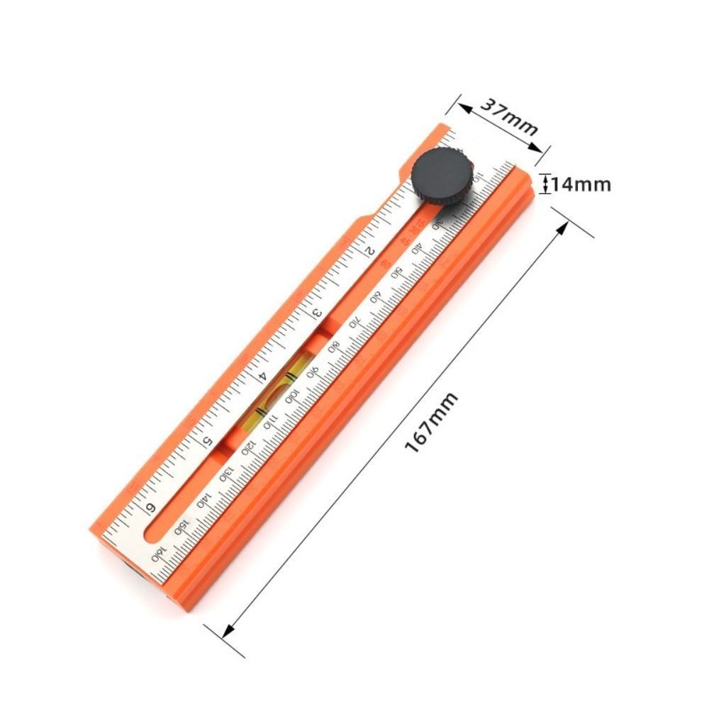 Multi-role Foldable Marking Ruler Adjustable Positioning Ruler  Measuring Tool
