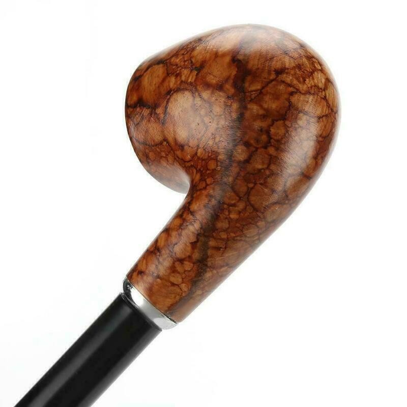 Wooden Tobacco Smoking Pipe Churchwarden Long Handle Pipe Men's Gift