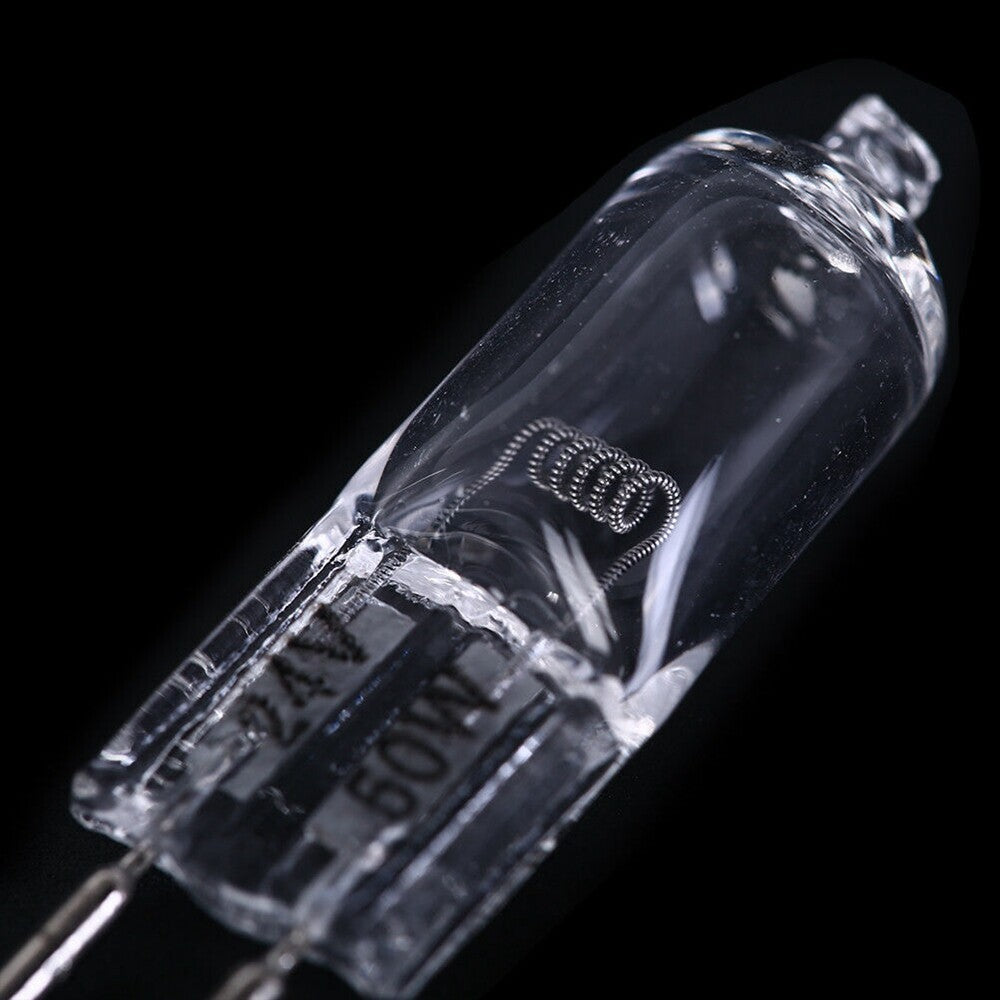 10Pcs G5.3 24V 20W/35W/50W Base Halogen Work Light Lamp Bulbs for Lathe Machine