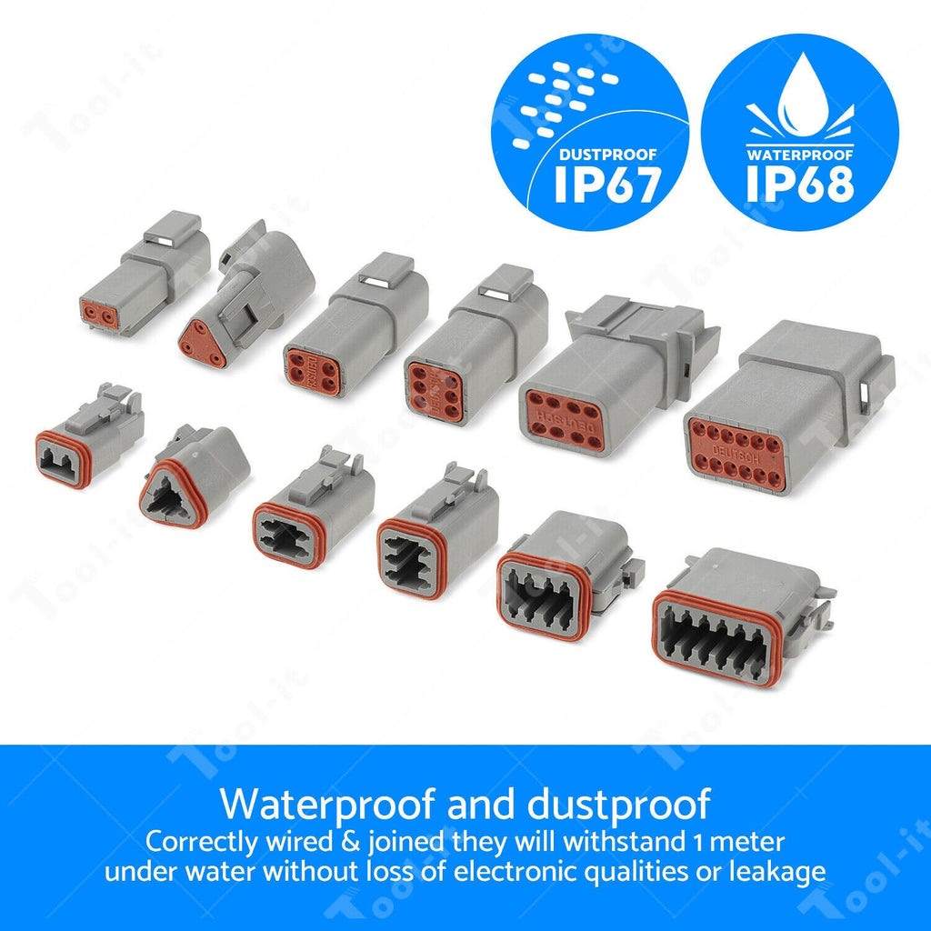 Auto Deutsch Plug Connector Kit #DT-KIT3-TR 438 Pcs Equipped With Crimp Tool