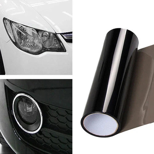 30 cm x 120cm Light Smoke Black Tint Film Headlights Tail lights Car Vinyl Wrap
