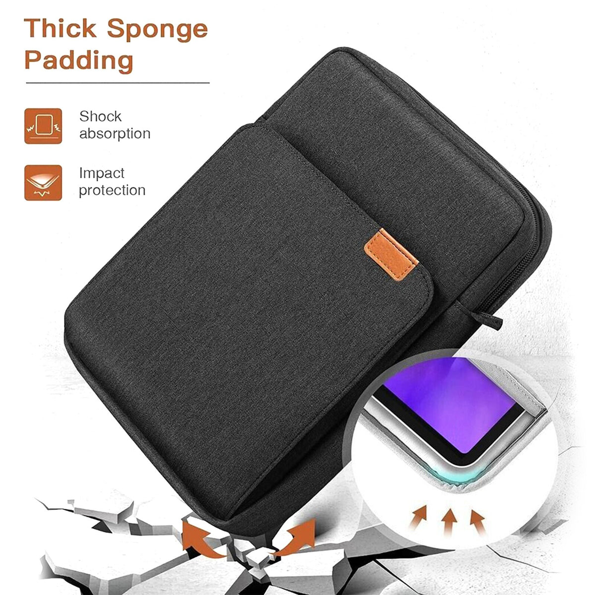 For Microsoft Surface Pro/Go/Laptop/Book/Laptop Go Sleeve Cover Case Bag 13in