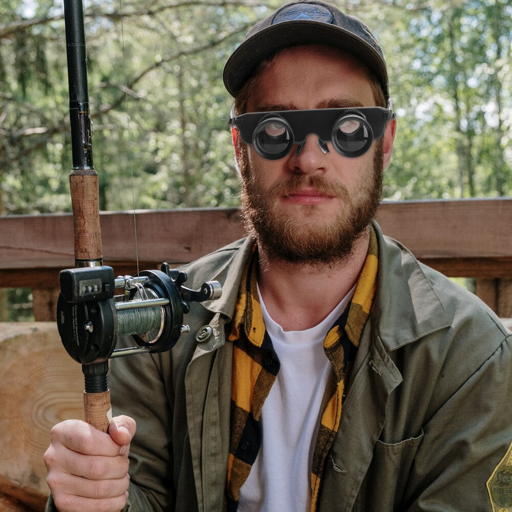Binoculars Glasses for Watching Tv Wearable Opera Far Mirror Fishing Gear