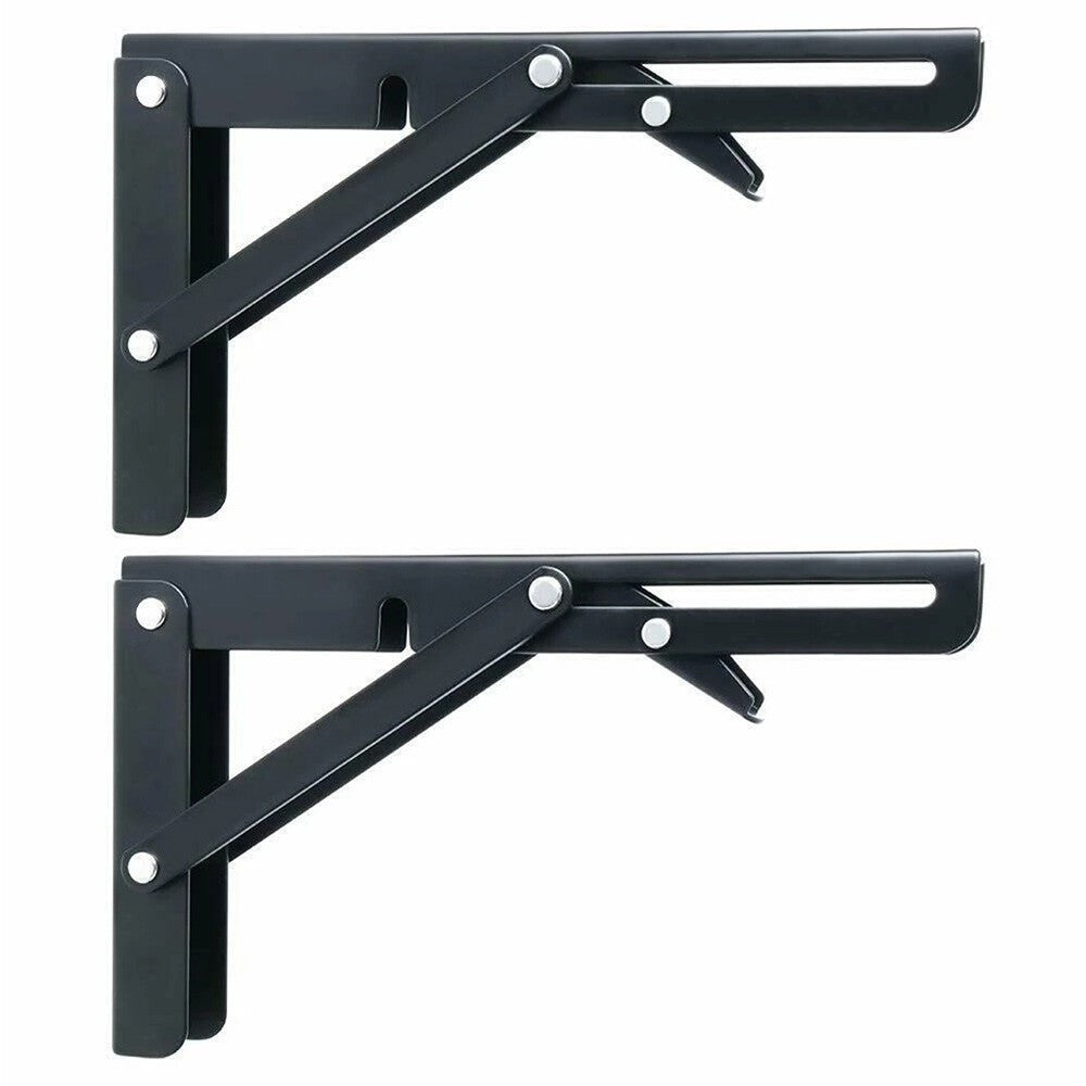2X Campervan Folding SHELF & Bracket Caravan Motorhome Furniture Table Extension