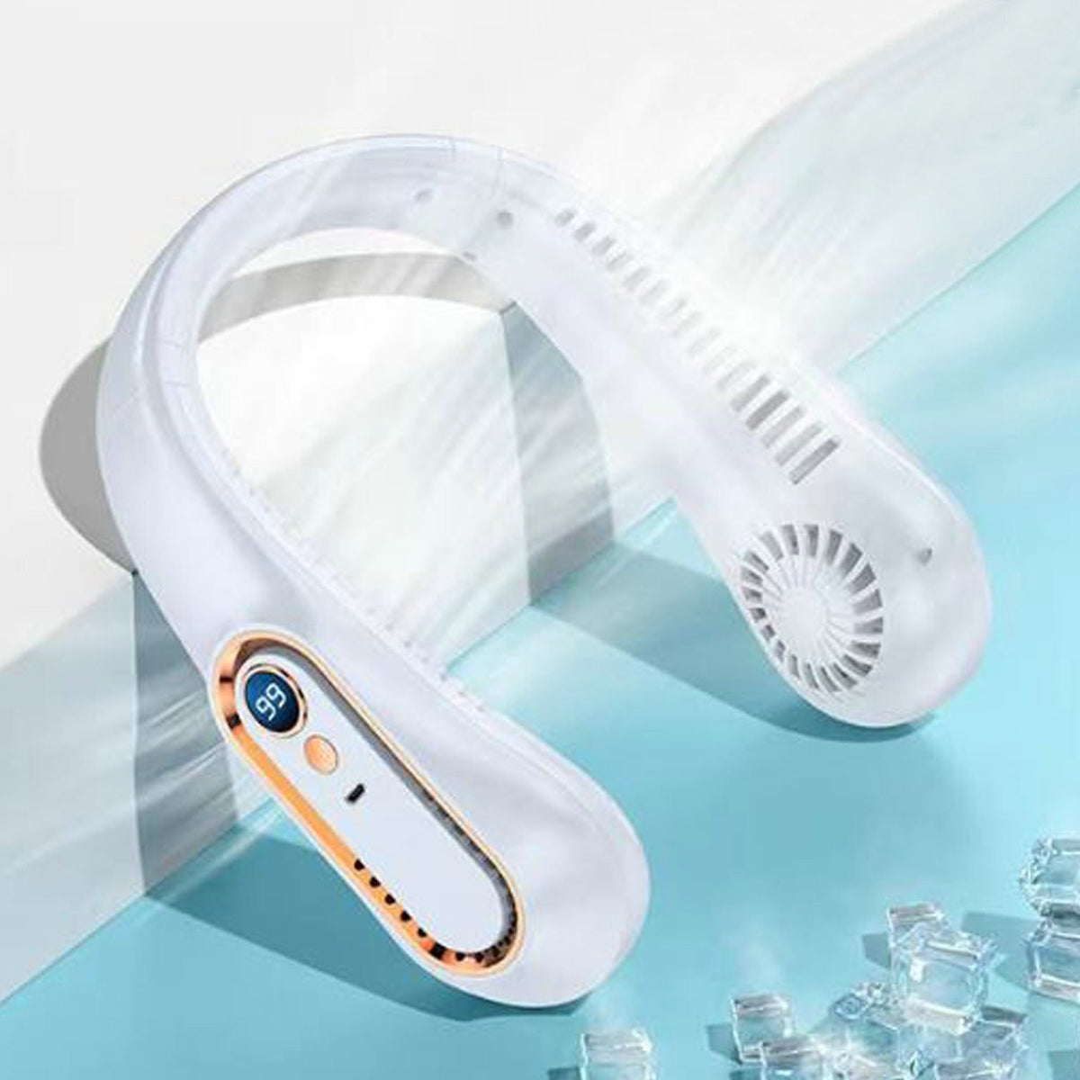 Neck Fan USB Rechargeable Neckband Air Cooler Pro New Upgraded Style Portable