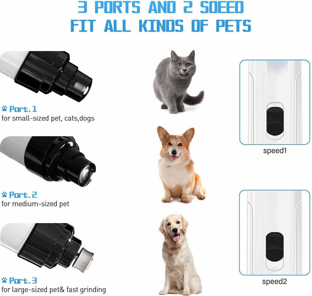 Heusom Silent Groom Pro Silent Grind Silentgrind Pro Dog Nail Trimmer Smooth UK