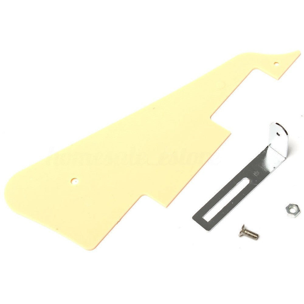 1PC Cream LP Guitar Pickguard Scratch Plate Panel Bracket For Epiphone Les Paul
