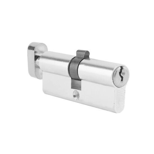 Euro Barrel Thumb Turn Cylinder Lock Set, 3 Keys for UPVC Doors