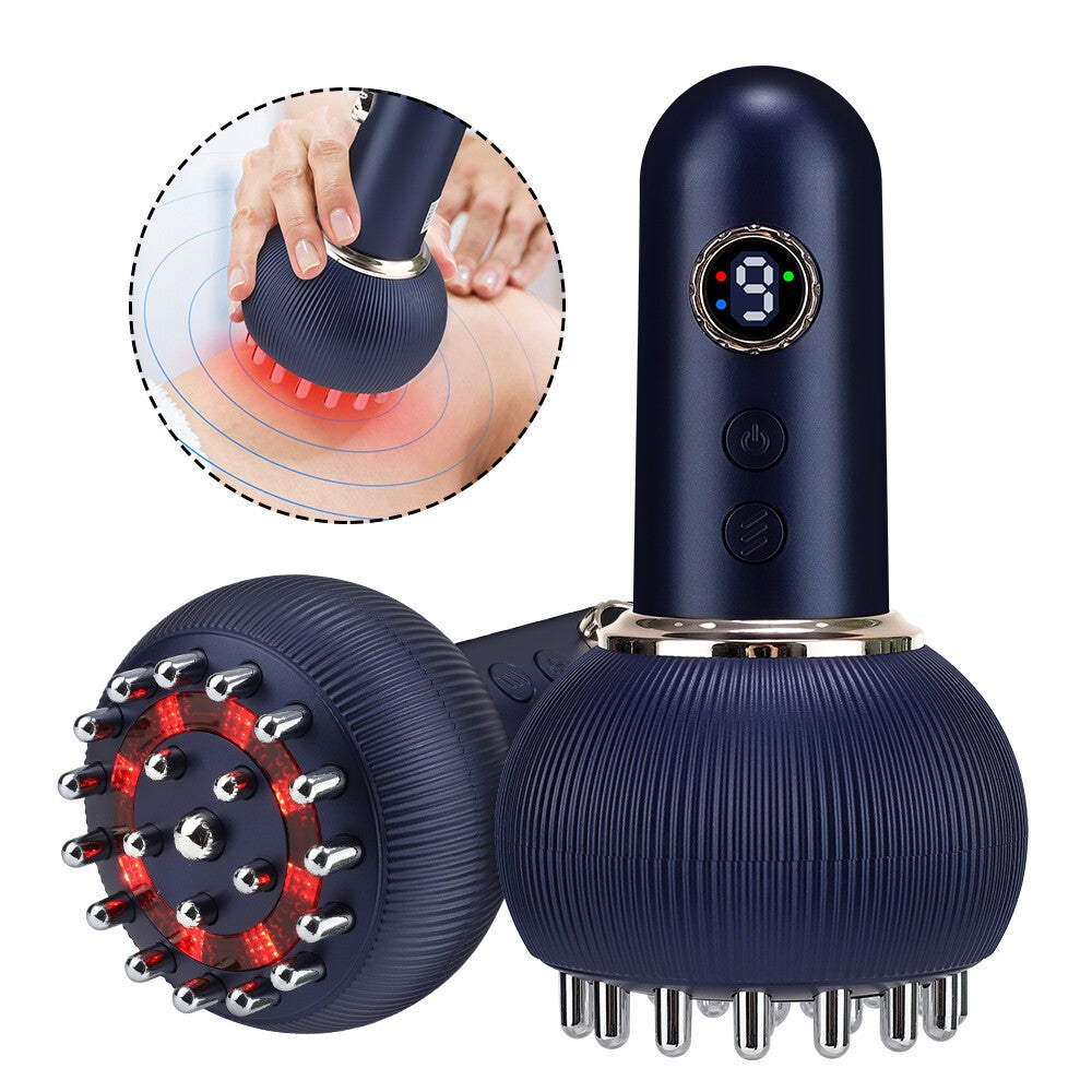 USB Electric Lymphatic Drainage Machine Meridian Body Massage Brush Microcurrent