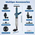High Pressure Drain Blaster Air Plunger Powerful Toilet Blockage Unblocker