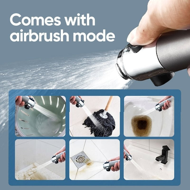 High Pressure Shower Head 3 Modes Water Saving Filter Scalp Body Massage Set
