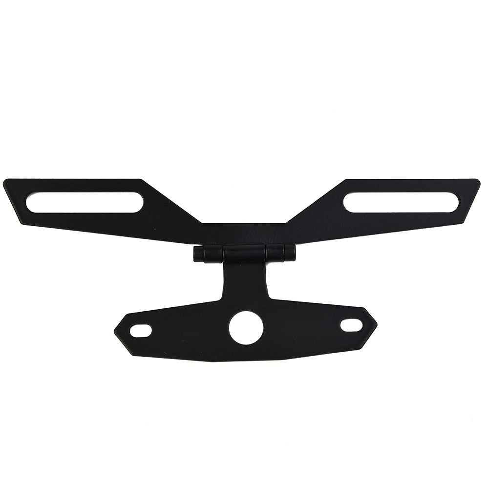 Motorbike Folding License Plate Tail Light  License Number Plate Bracket Holder