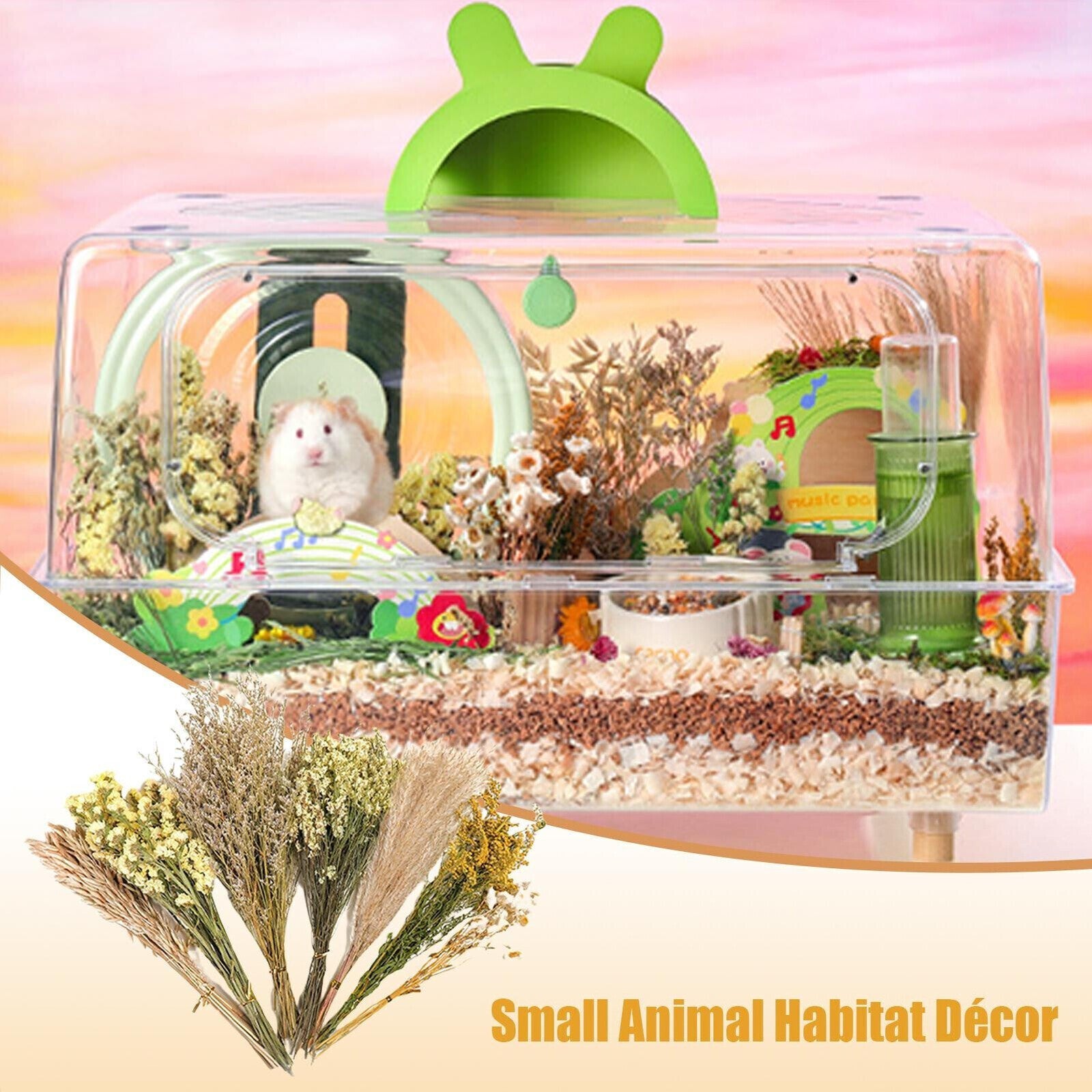 Natural Hamster Bedding Edible Flowers Herbs Sprays for Edible Grain NEW