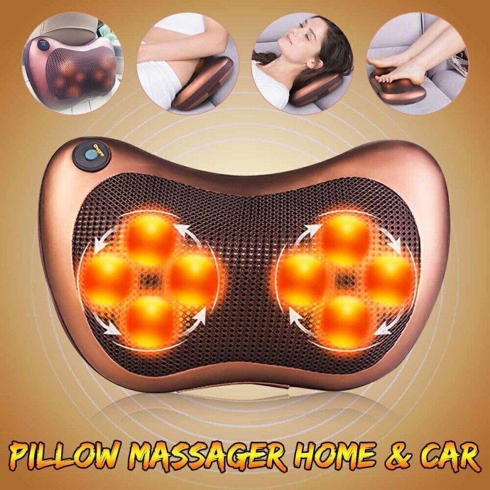 Massager Neck and Back Heated Massage Electric Shiatsu Pillow Vibrating Machine