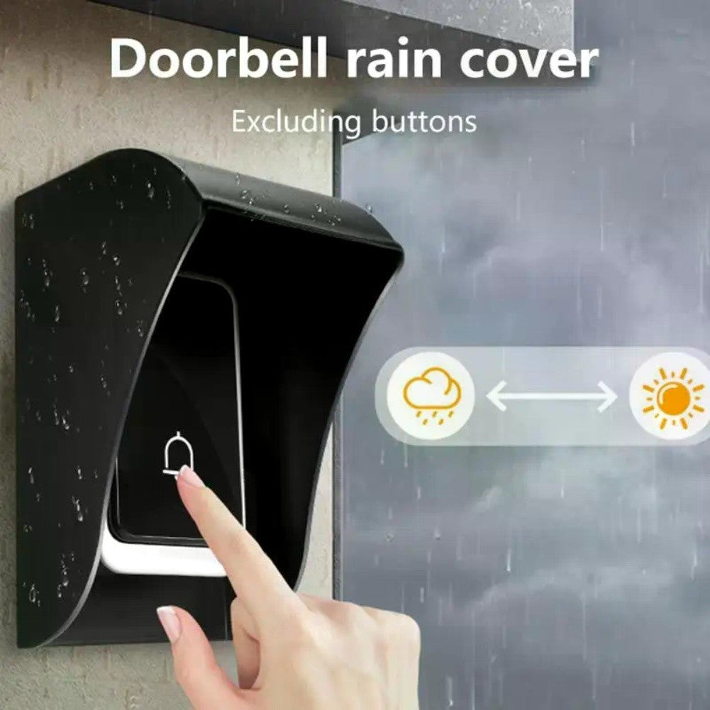 Waterproof Protector Doorbell Rain Cover Moisture Protection Outdoor Entryway