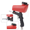 90PSI Air Sandblasting Gun Set Pneumatic Handheld Gravity Sand Blasting Shot Gun