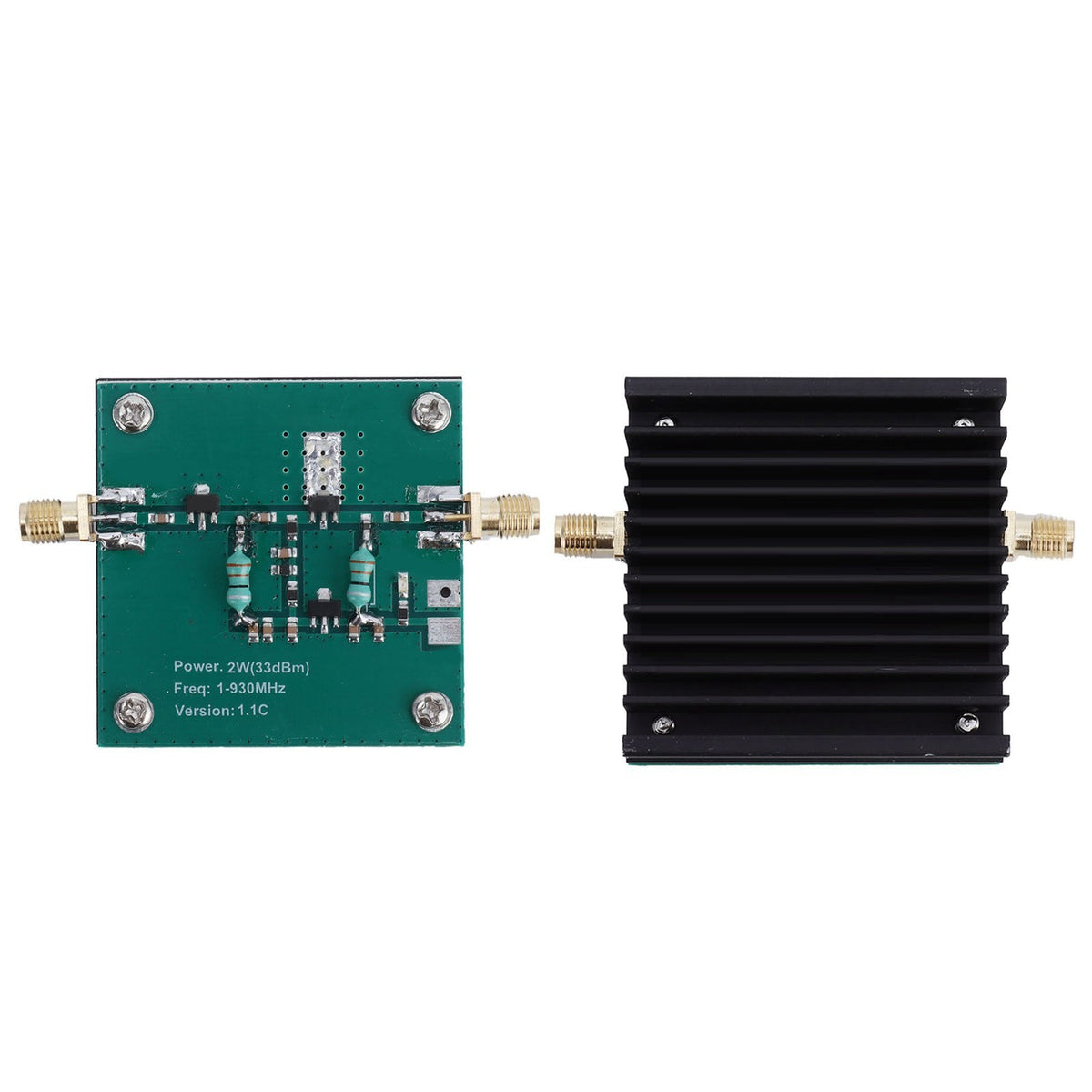 RF Amplifier Good Cooling RF Power Amp Module DC12V 1‑930MHz Frequency For