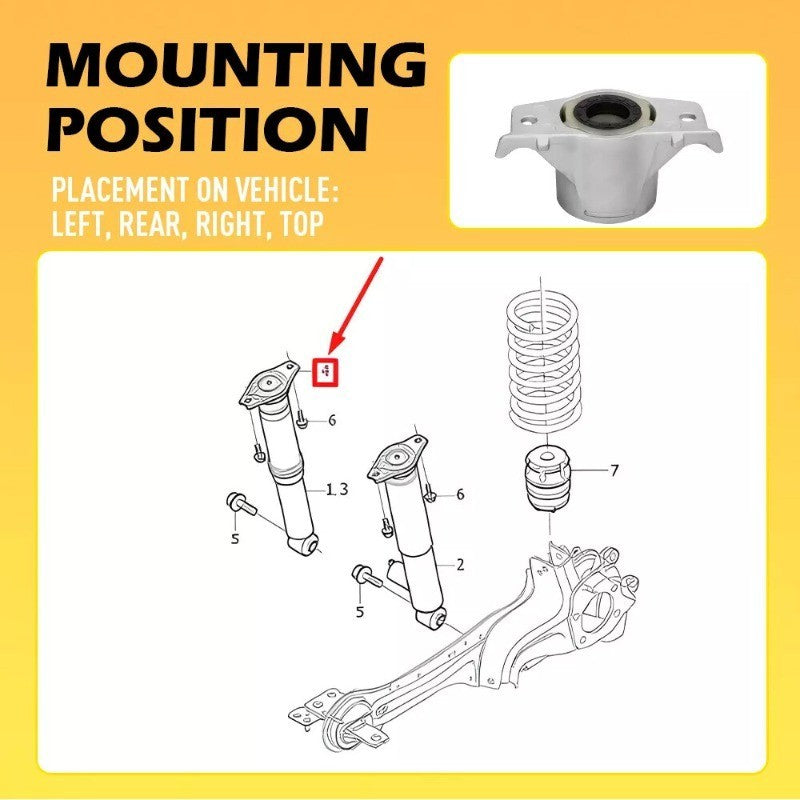 For Vauxhall Astra K Rear Strut Shock Absorber Top Mount Bracket 13485955 L/R