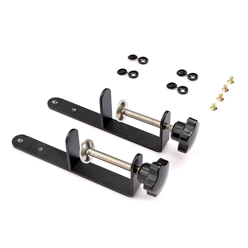 2 Pcs Mounting Clamp Table Rod Stand for Peg Board
