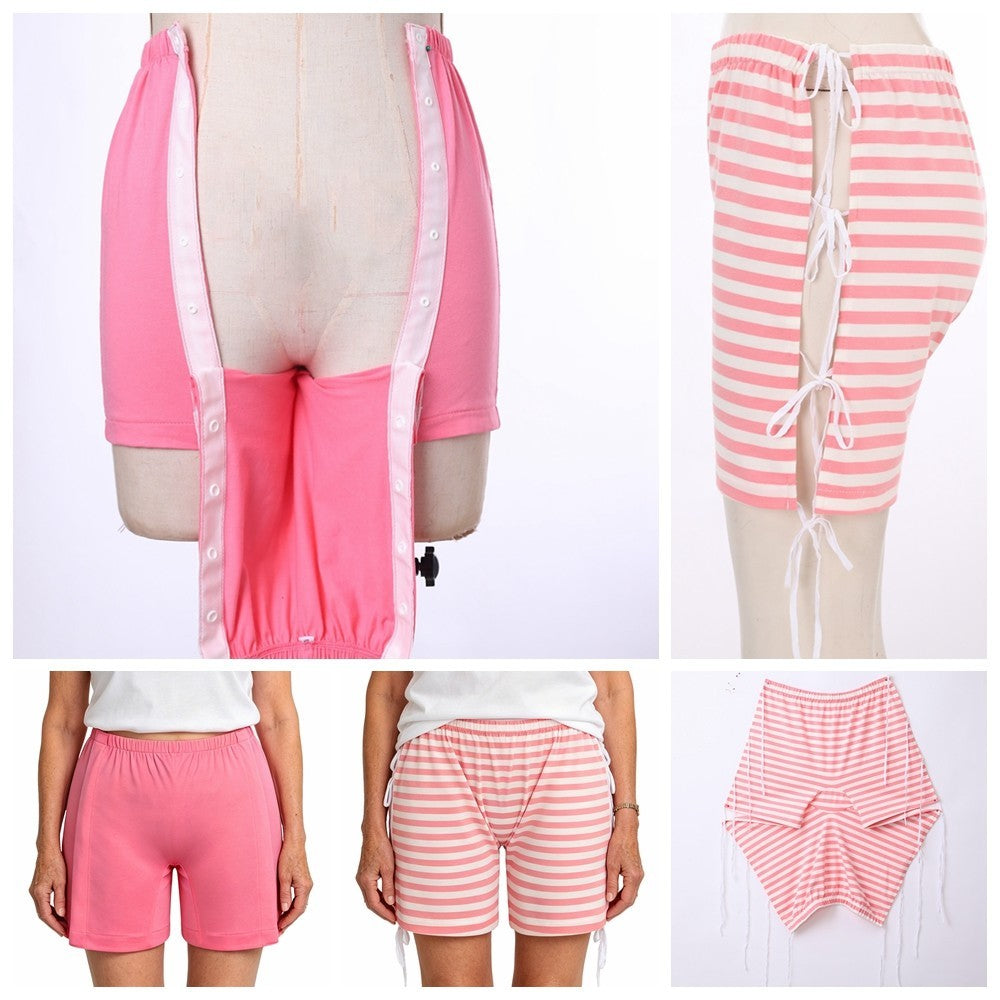 Women Briefs Comfortable Underwear Bedridden Patients Lingerie Sides Lace-up
