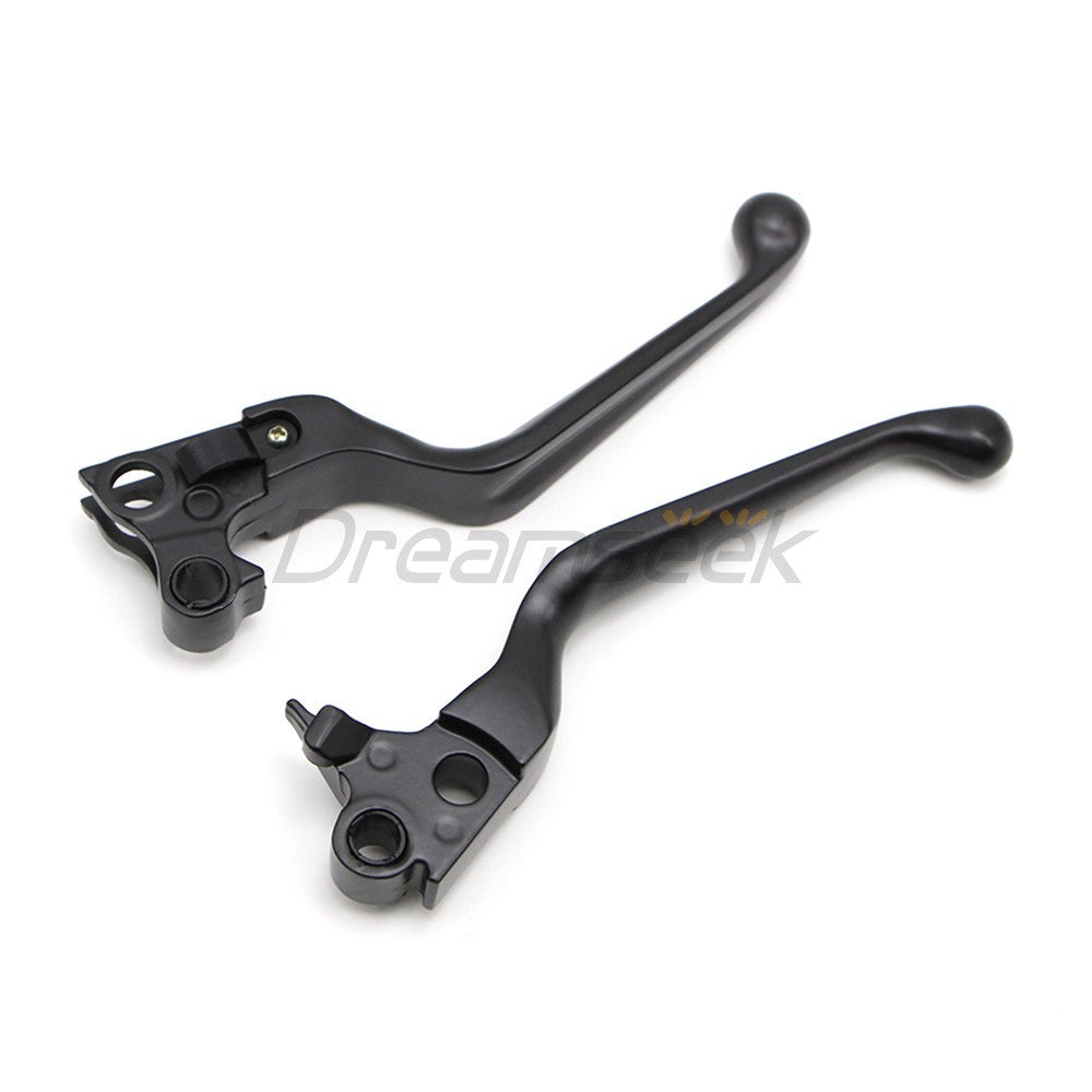 Clutch Lever Brake Lever for Harley Sportster 96-03 Softail 11-14 Black