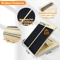 Foldable Wooden Calf Incline Slant Board Yoga Workout Leg Stretcher UK