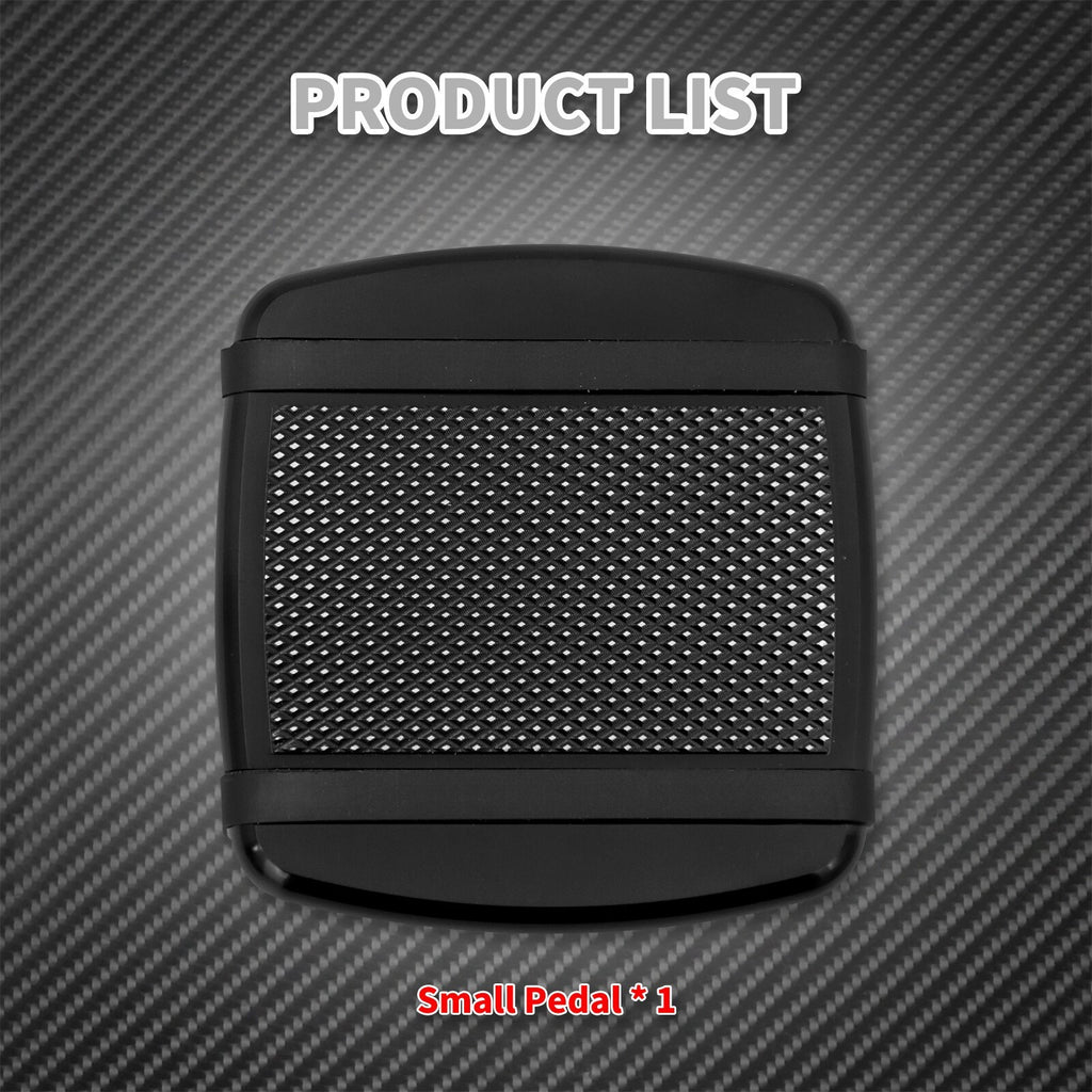 Black Non-Slip Brake Pedal Pad Cover Fit For Harley Softail FX 1984-2017 Dyna 17