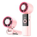 4000mAh Mini Cooler Fan Mini HandHeld Fan Foldable Fans Cooling USB Rechargeable