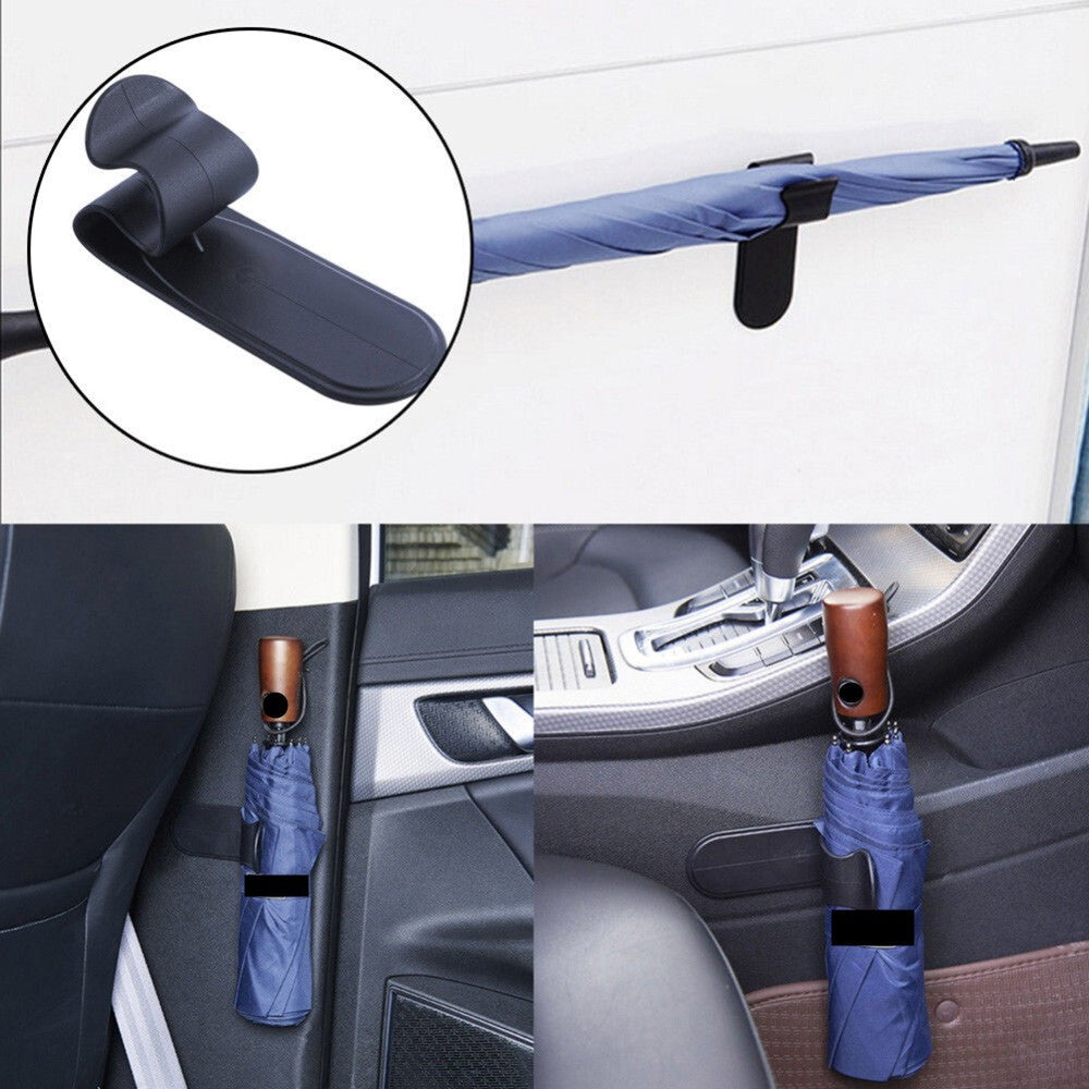 10x Universal Car Umbrella Hook Holder Hanger Hook Clip Fastener Car Accessories
