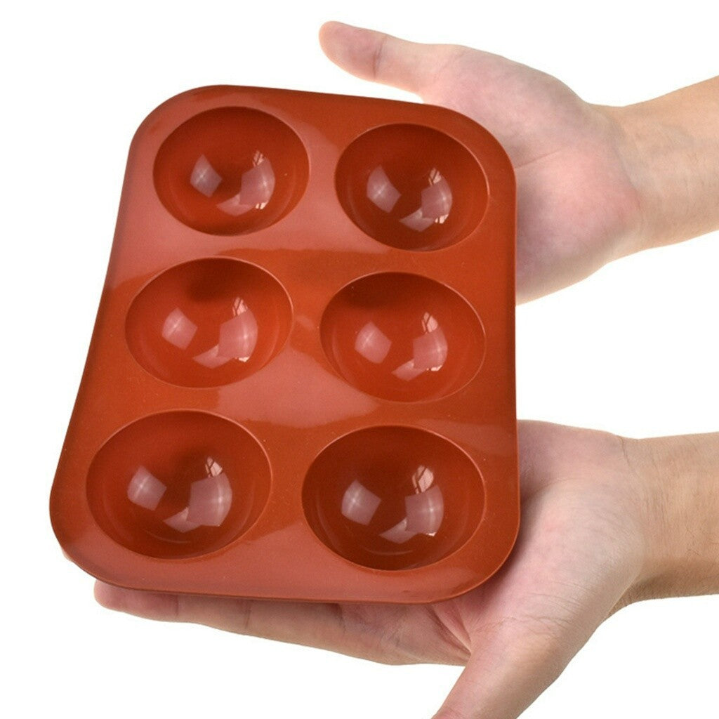 Semi Sphere Half Round Silicone Bakeware Mould Dome Chocolate Bombe Pan Baking