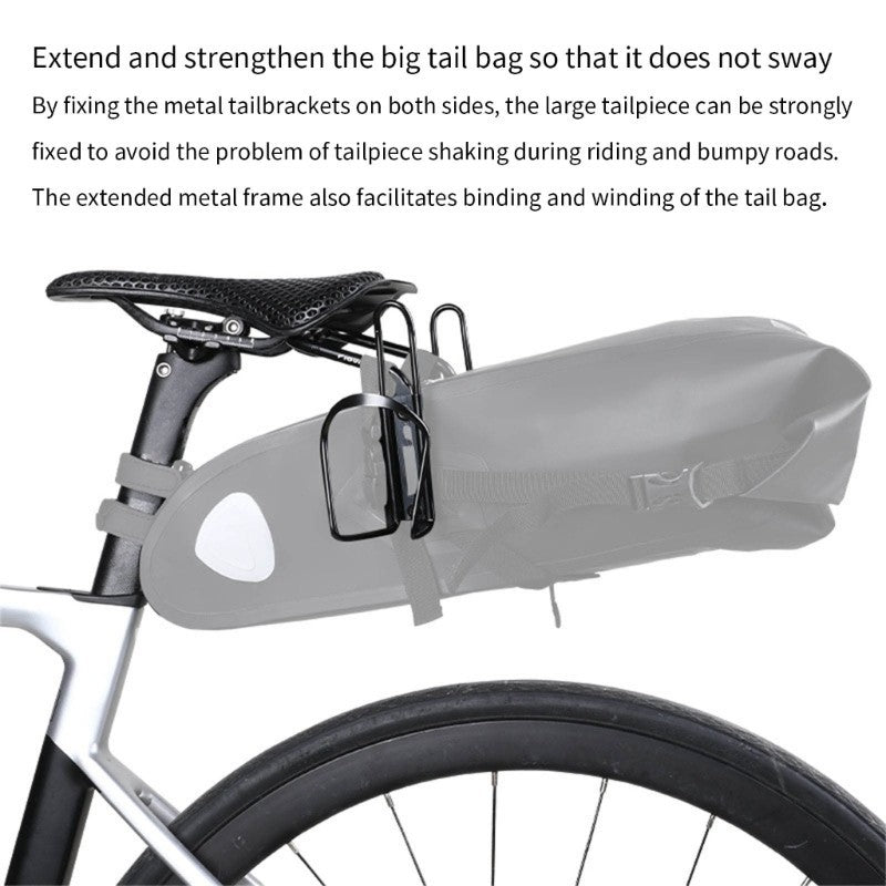Bike Seatpost Mounted Stabilizer Saddles Bottle Cage Extension Holder