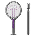 Electric Fly Swatter Bug Racket Rechargeable Bug Zapper - Telescopic Extension
