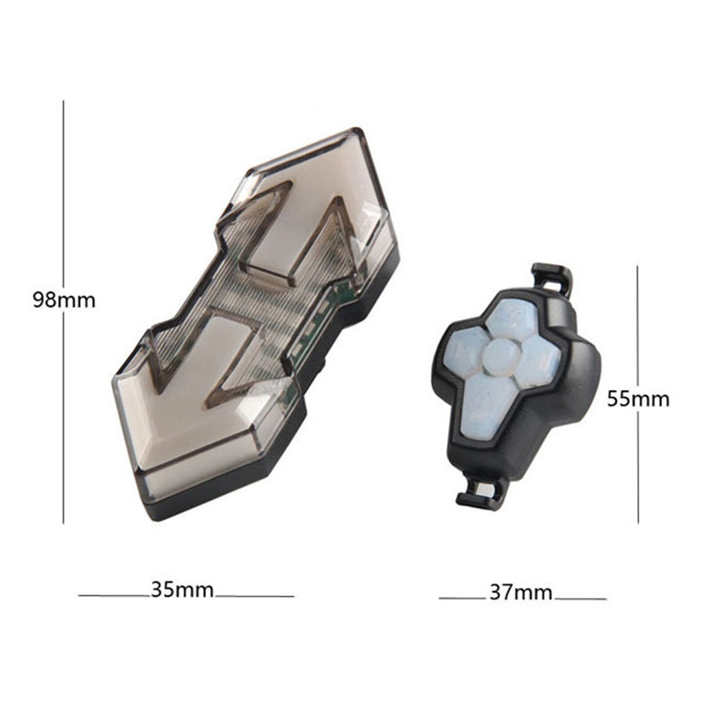 LED Bicycle USB Indicator 120 Lumens Bike Tail Turn Signal Light With Remote