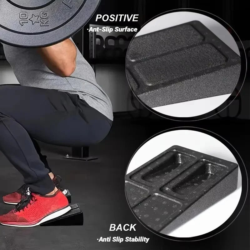 3Pcs/Set Yoga Bricks Squat Wedge Blocks Block Ramp Deadlift Slant Board Adjustab