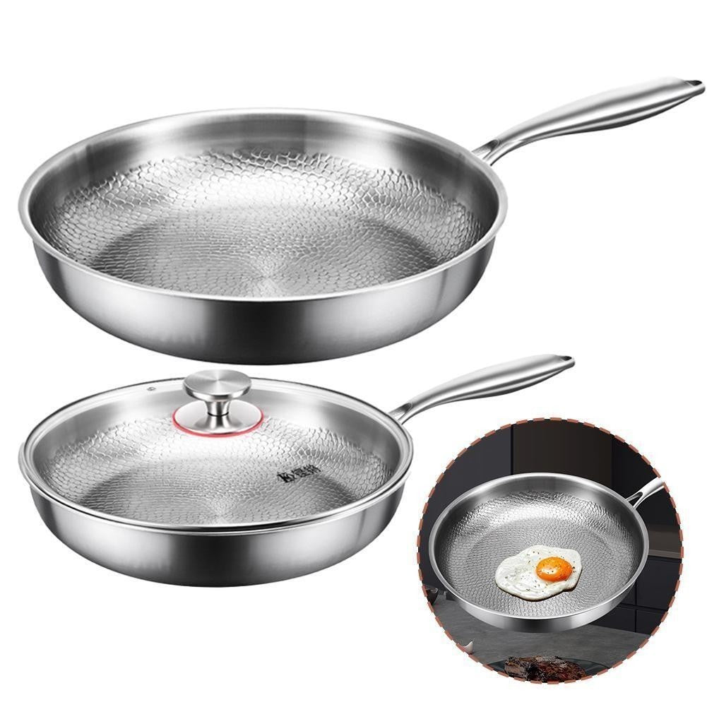 26-30 Pure Titanium Nonstick Frying Pan Scratch Resistant Home Kitchen Cookware