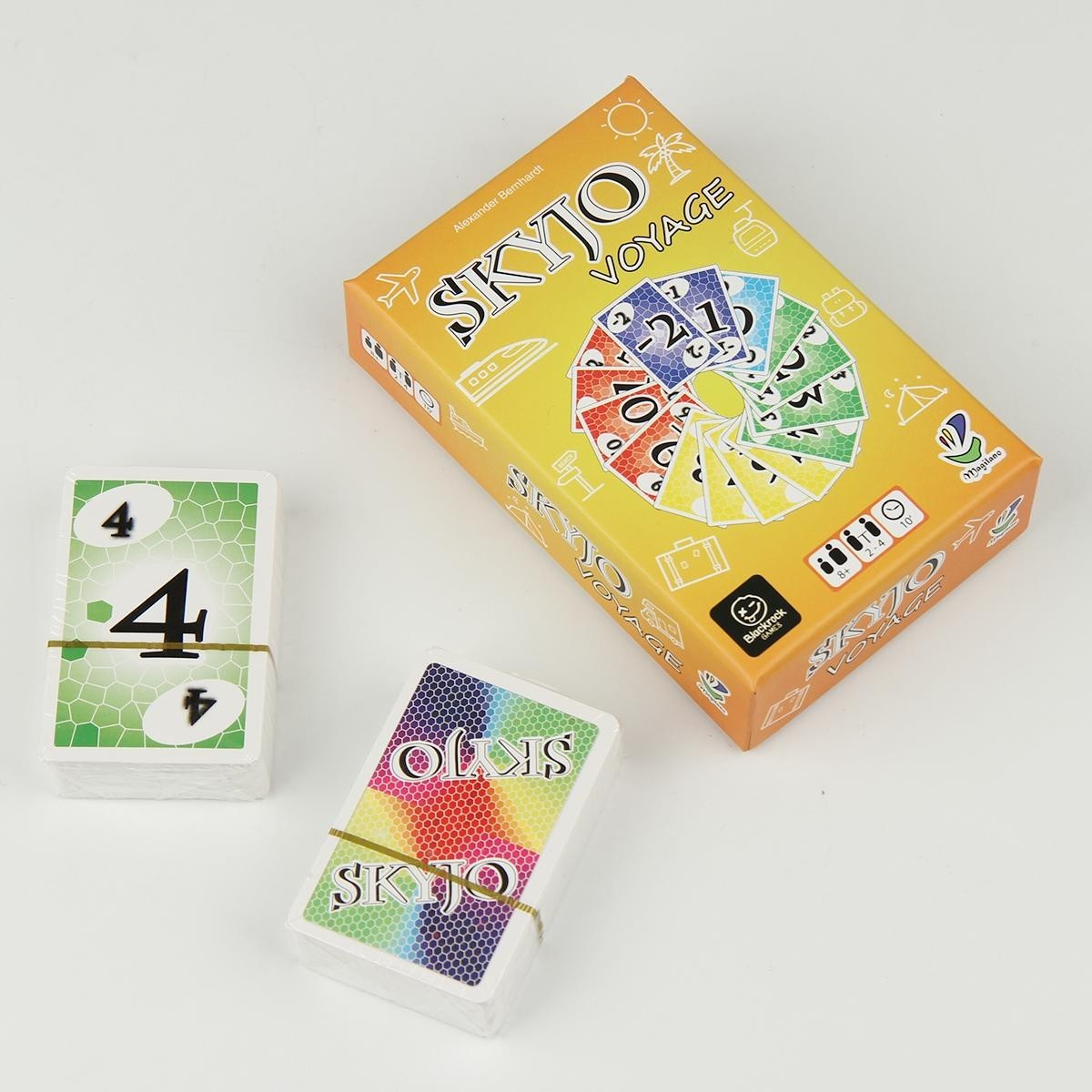 SKYJO VOYAGE Portable Travel Game Casual Party Board Game Card