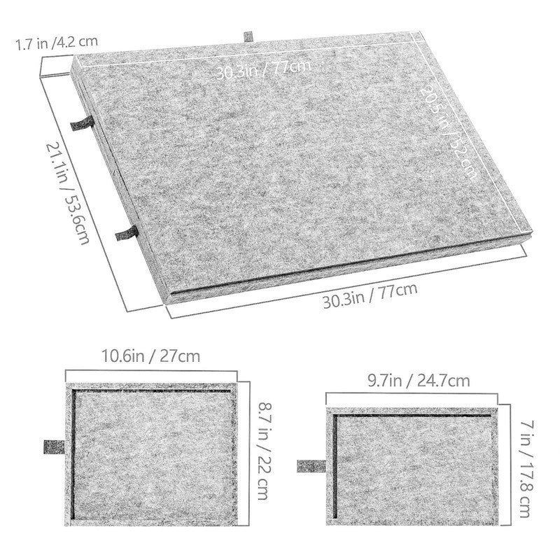 1000Pcs jigsaw Puzzle Board Portable Felt Puzzle Plateau Puzzle Table UK