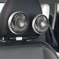 Car USB Dual Head Hose Seat Fan for Car Backseat Truck Home Office