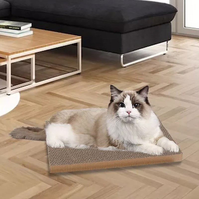 5PC Cat Scratching Board Box Cardboard Kitten Pad Claw Scratcher Scratch Bed Pet