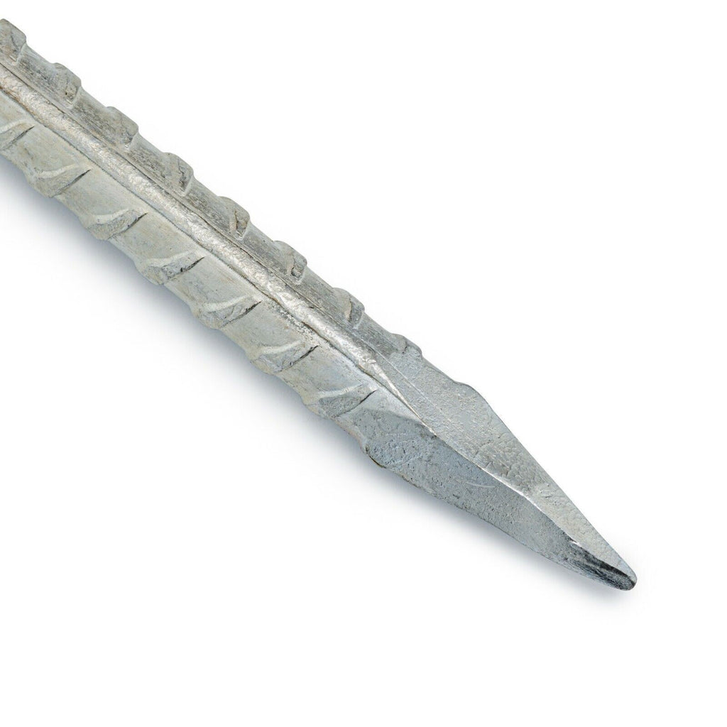 10Pcs 12" Heavy Duty Galvanised Steel J Shaped Ground Stakes Gazebo Tent Pegs
