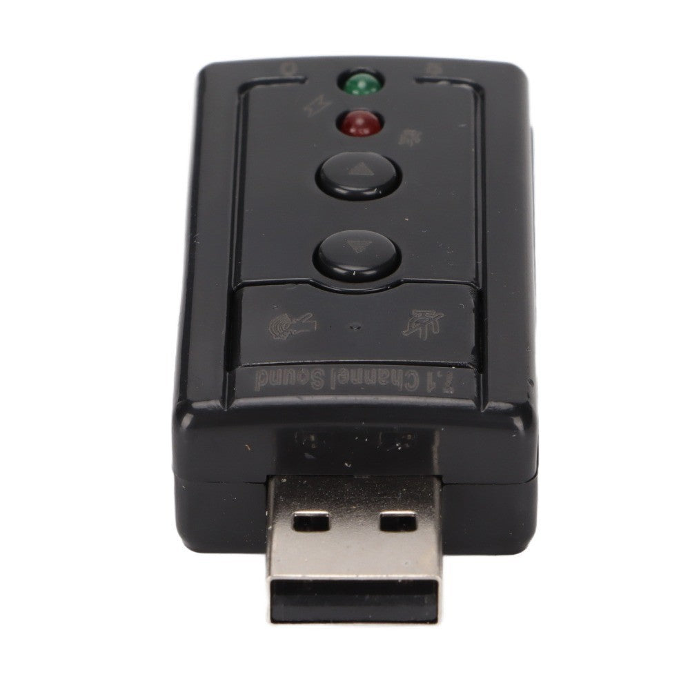 With 3.5mm and Microphone Ports Virtual Sound Card Audio Adapter  Computer Use