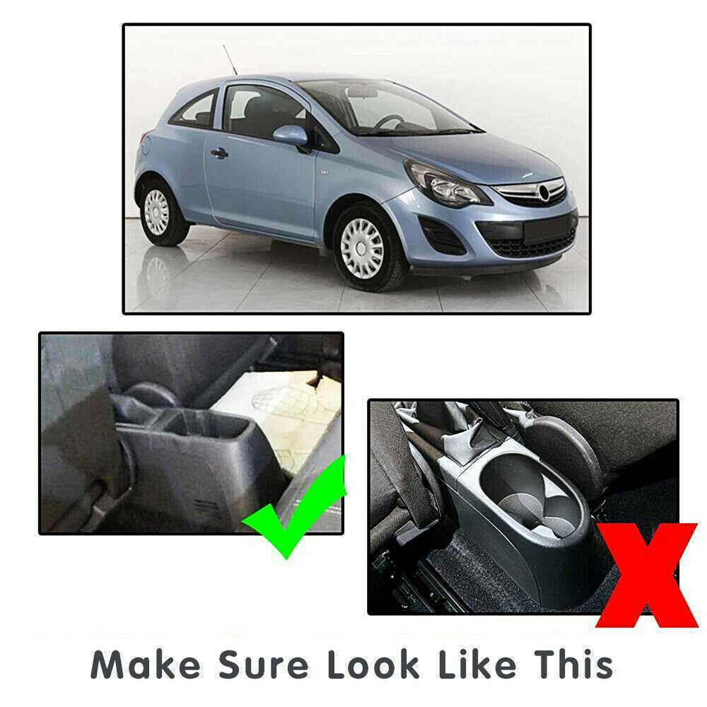 Armrest For Opel Vauxhall Corsa D 2006-2014 Duel Central Console Compartment UK