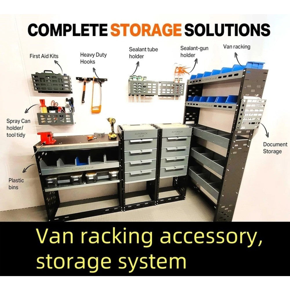 *11 Holes Silicone Sealant Tube Holder Mastic Caulk Storage Rack for Van Racking