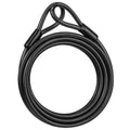 Bike Security Cable Lock - 1.2M Long and 12Mm Thick Heavy Duty Black Cable UK