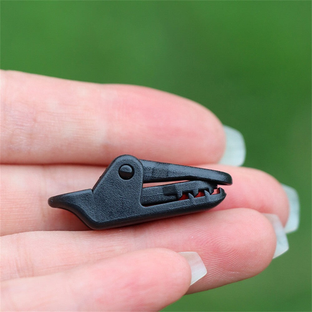 40 PCS Awning Tarp Clips Set Tent Clamp Buckle Camping Tool Heavy Duty Black UK